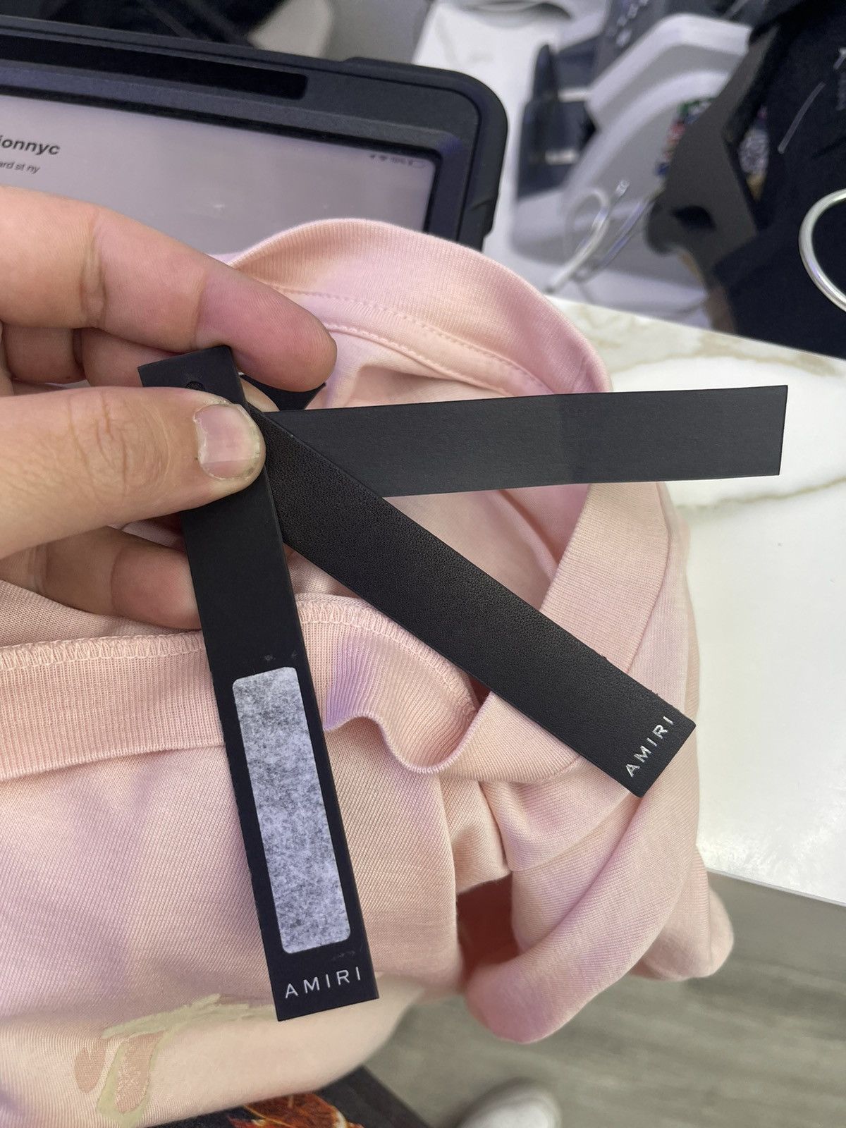Amiri Amiri 22 tee (pink) Size US XXL / EU 58 / 5 - 6 Thumbnail