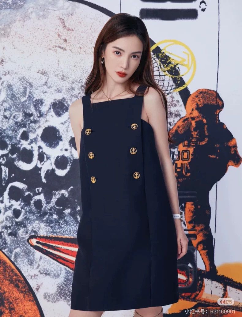 Louis Vuitton Louis Vuitton Navy Dress 2503-Nextarrow Size XXS / US 00 / IT 34 - 1 Thumbnail