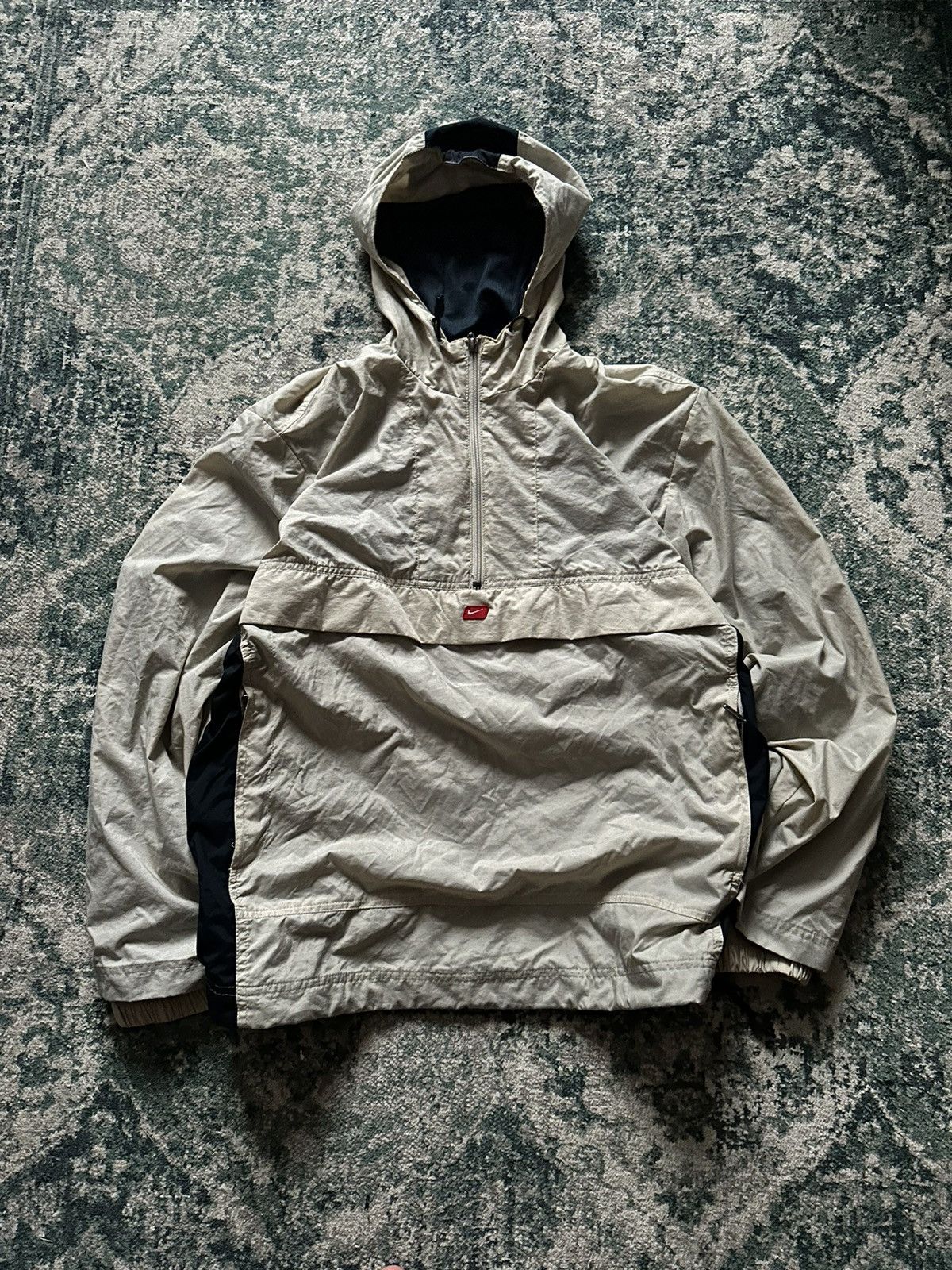 Nike VINTAGE 90s NIKE NYLON ANORAK JACKET RARE S Size US S / EU 44-46 / 1 - 1 Thumbnail