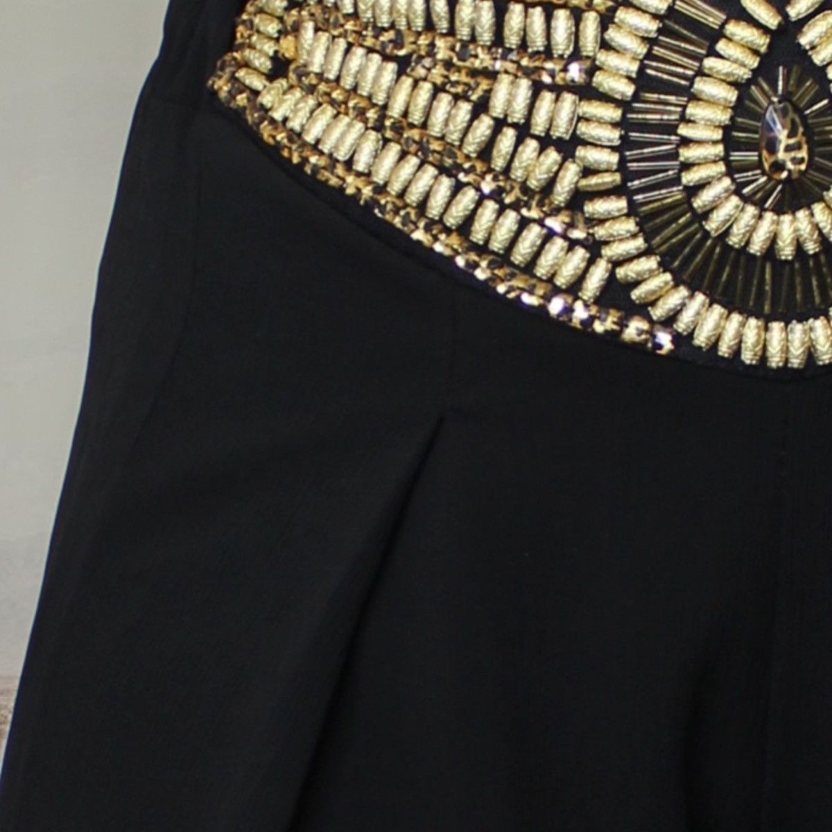 Other × Vintage 📀BLACK BOHO PANTS📀 Size 27" / US 4 / IT 40 - 4 Thumbnail