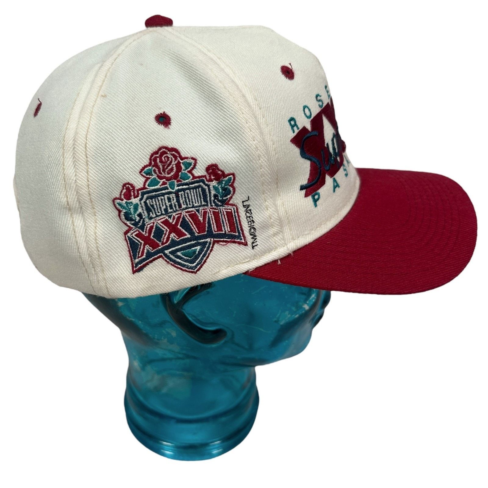Sports Specialties Vintage Sports Specialties Super Bowl XXVII Hat White Cap Size ONE SIZE - 2 Thumbnail