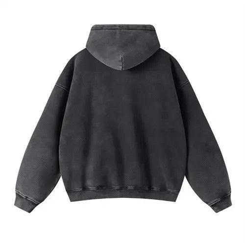 Japanese Brand Noriko x Hanai Black Batik Fleece Zippered Hoodie Size US M / EU 48-50 / 2 - 2 Thumbnail