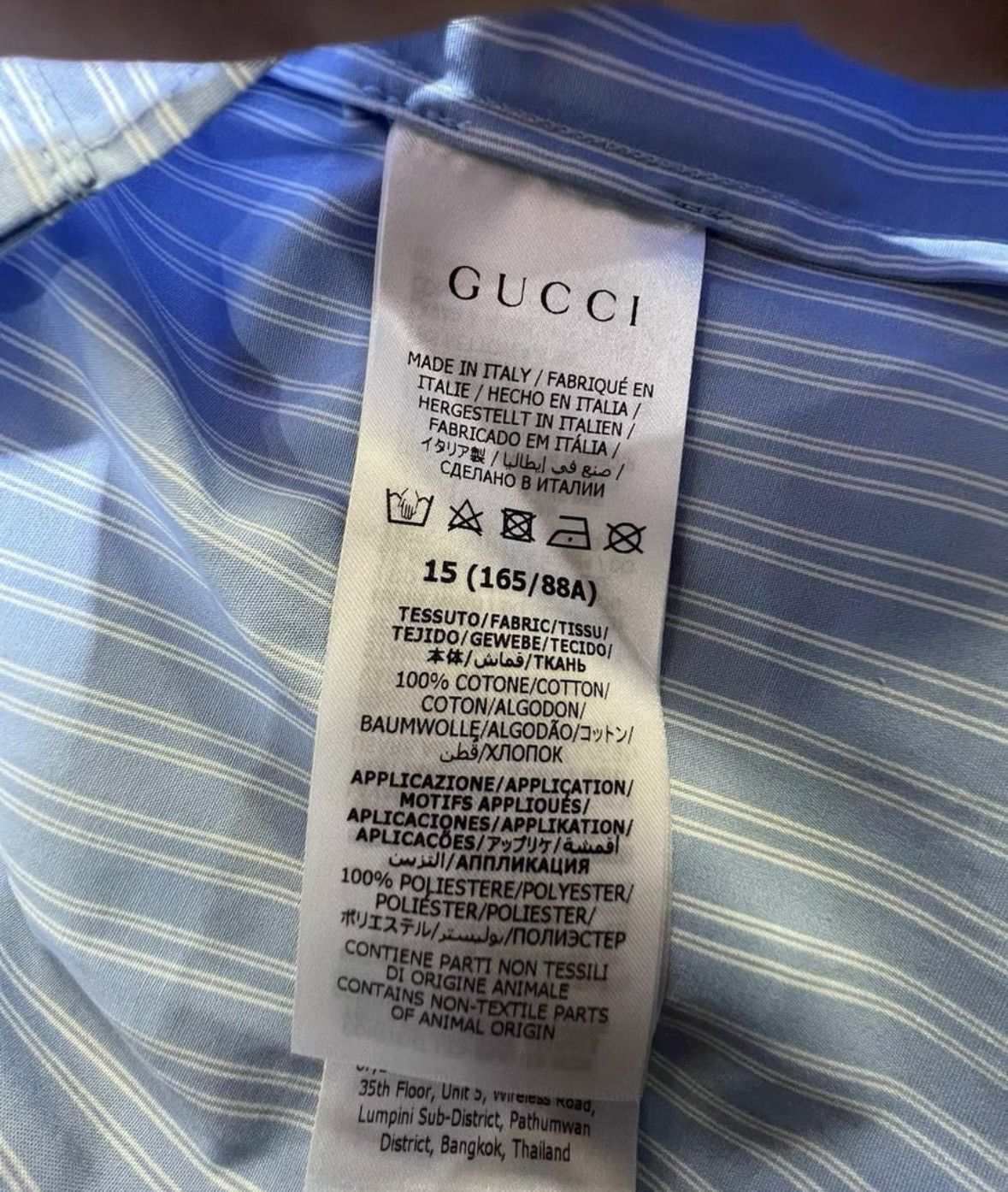 Gucci Gucci Gucci x Adidas Striped Logo Long Sleeve Shirt -2506 Size US M / EU 48-50 / 2 - 6 Thumbnail