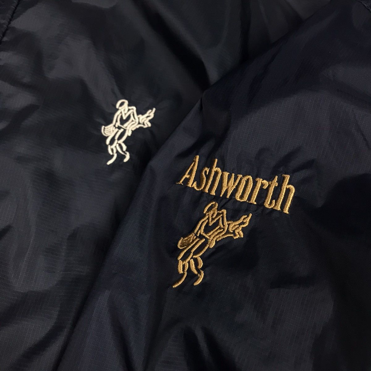 Ashworth × Japanese Brand × Vintage Ashworth light Jacket navy jacket Size US L / EU 52-54 / 3 - 4 Thumbnail