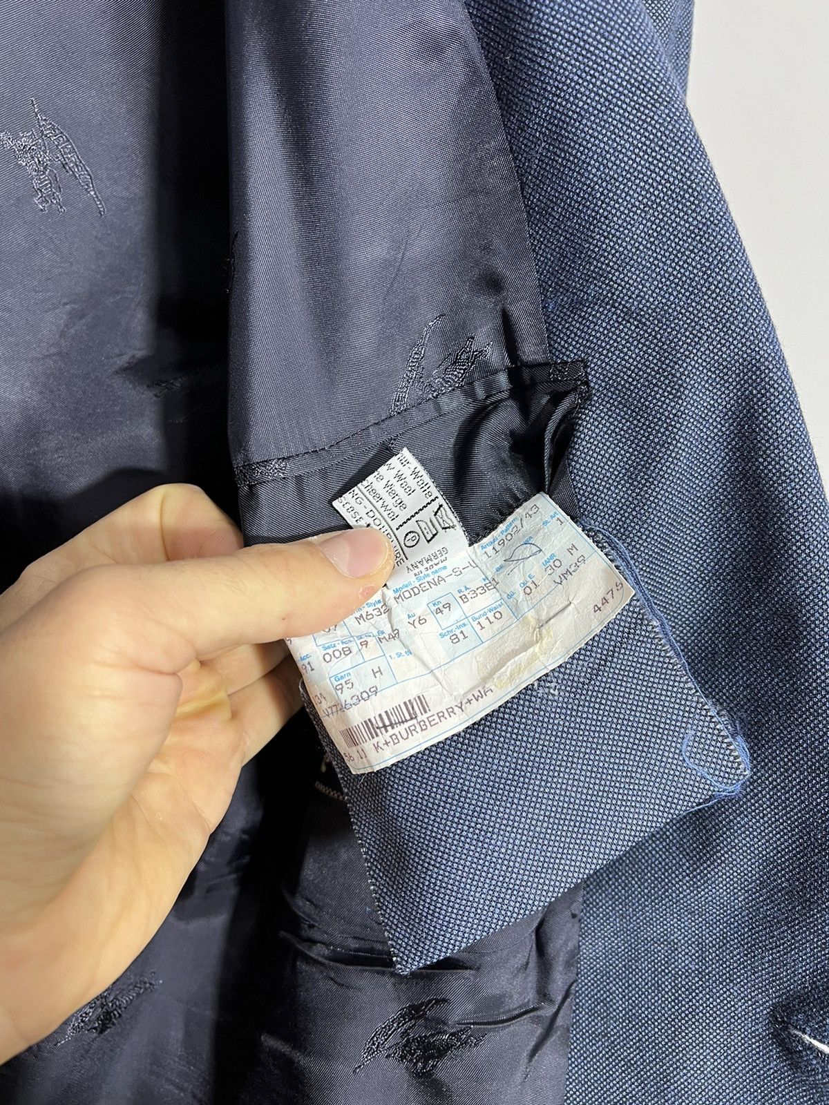 Burberry × Vintage Vintage Burberry’s Wool Suit Blazer and Trousers Size 50R - 10 Thumbnail