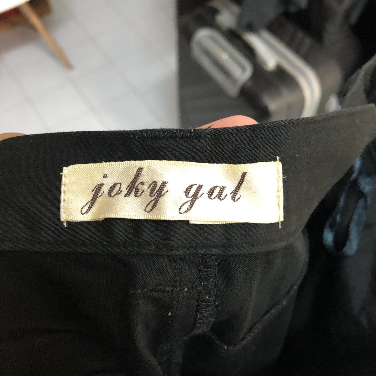 Japanese Brand Jocky Gal Black bootcut Cargo Multipocket Pants #A2559 Size 26" / US 2 / IT 38 - 22 Thumbnail