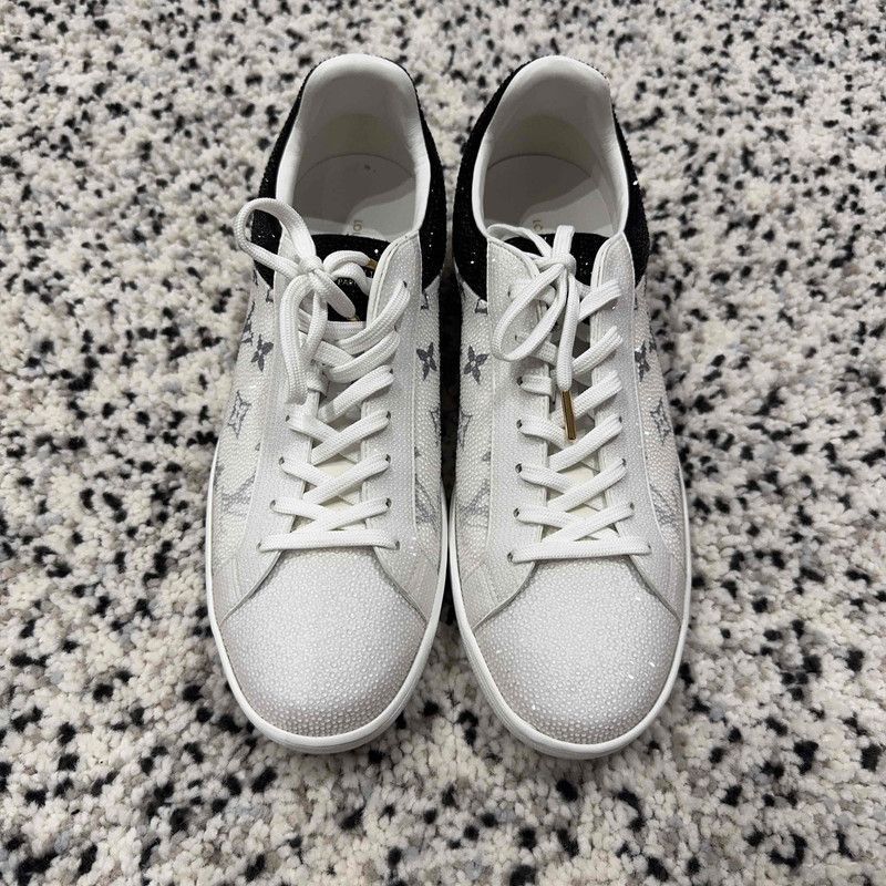 Louis Vuitton Louis Vuitton Luxembourg Black and White Sneakers -2508 Size US 9.5 / EU 42-43 - 2 Thumbnail
