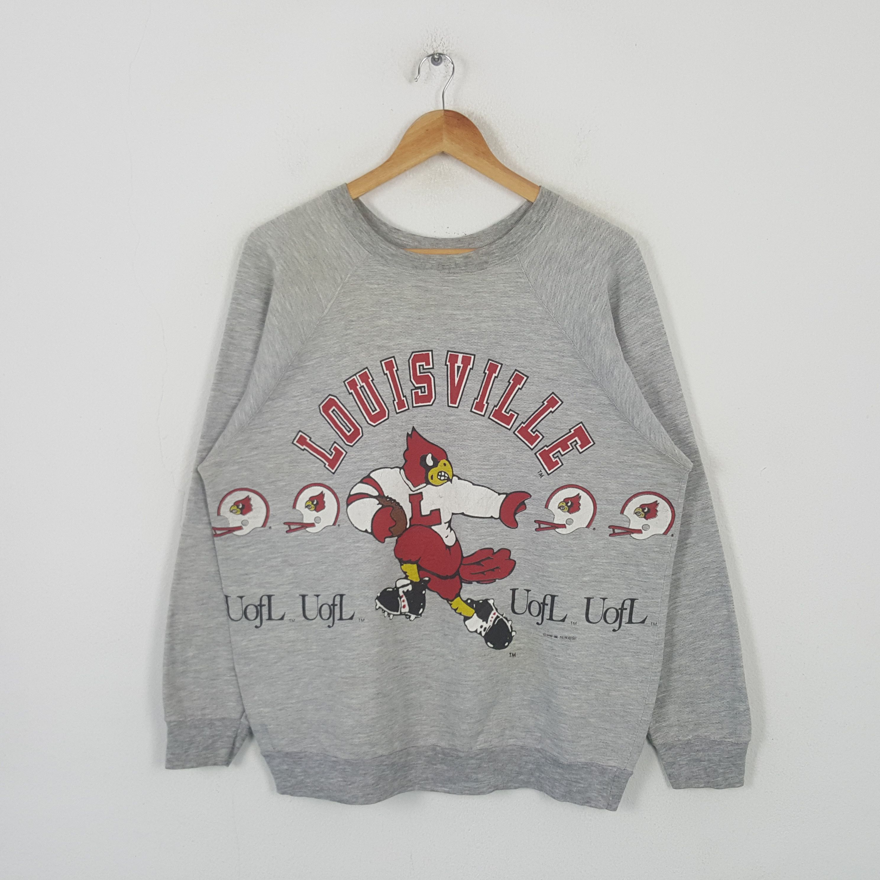 NFL Vintage Louis Ville American Football Team Sweatshirt RR6 Size US XL / EU 56 / 4 - 1 Thumbnail
