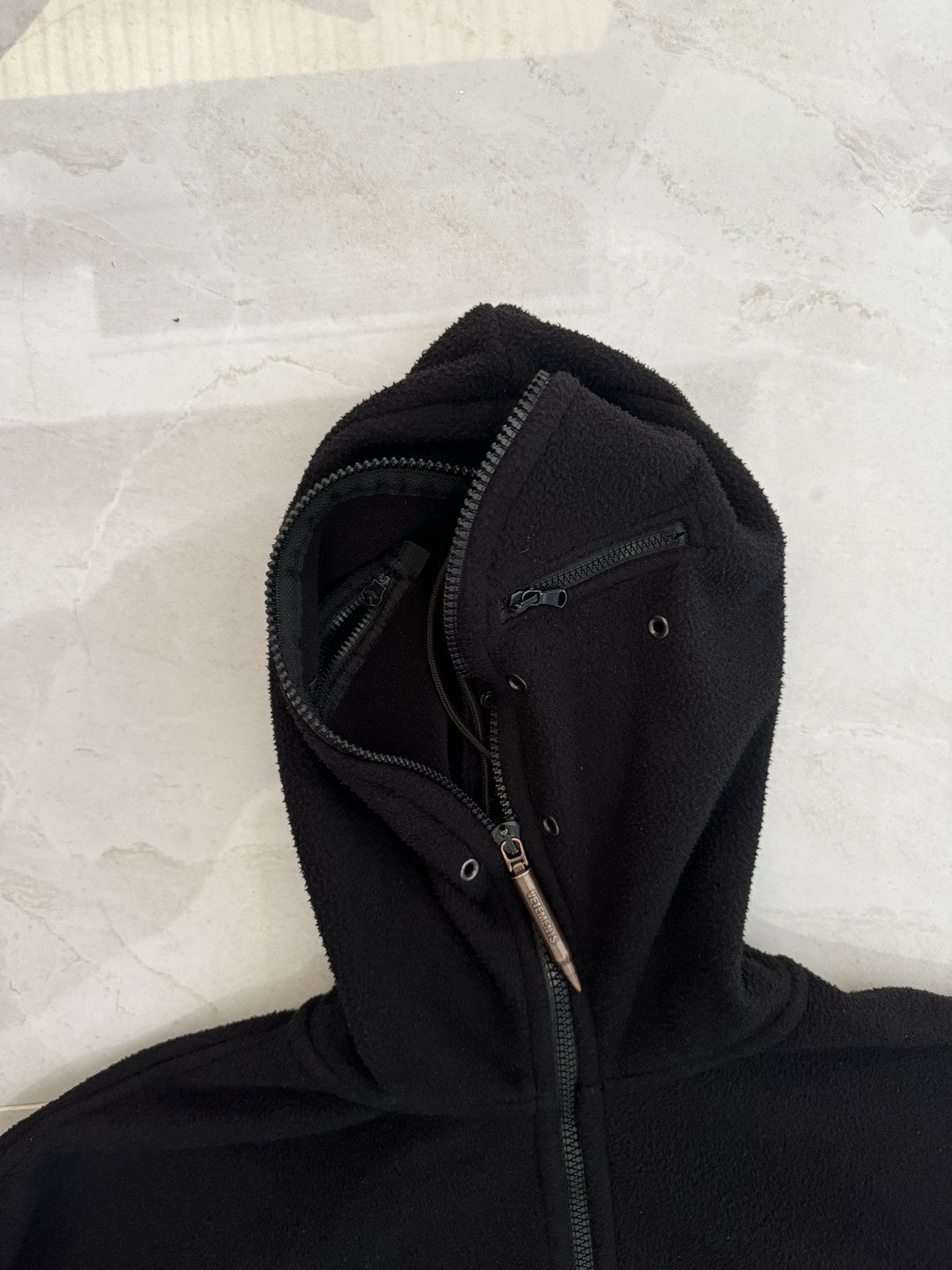 Vetements *RARE* Vetements SS19 Black Gimp Mask Bullet Fleece Hoodie Size US L / EU 52-54 / 3 - 3 Thumbnail