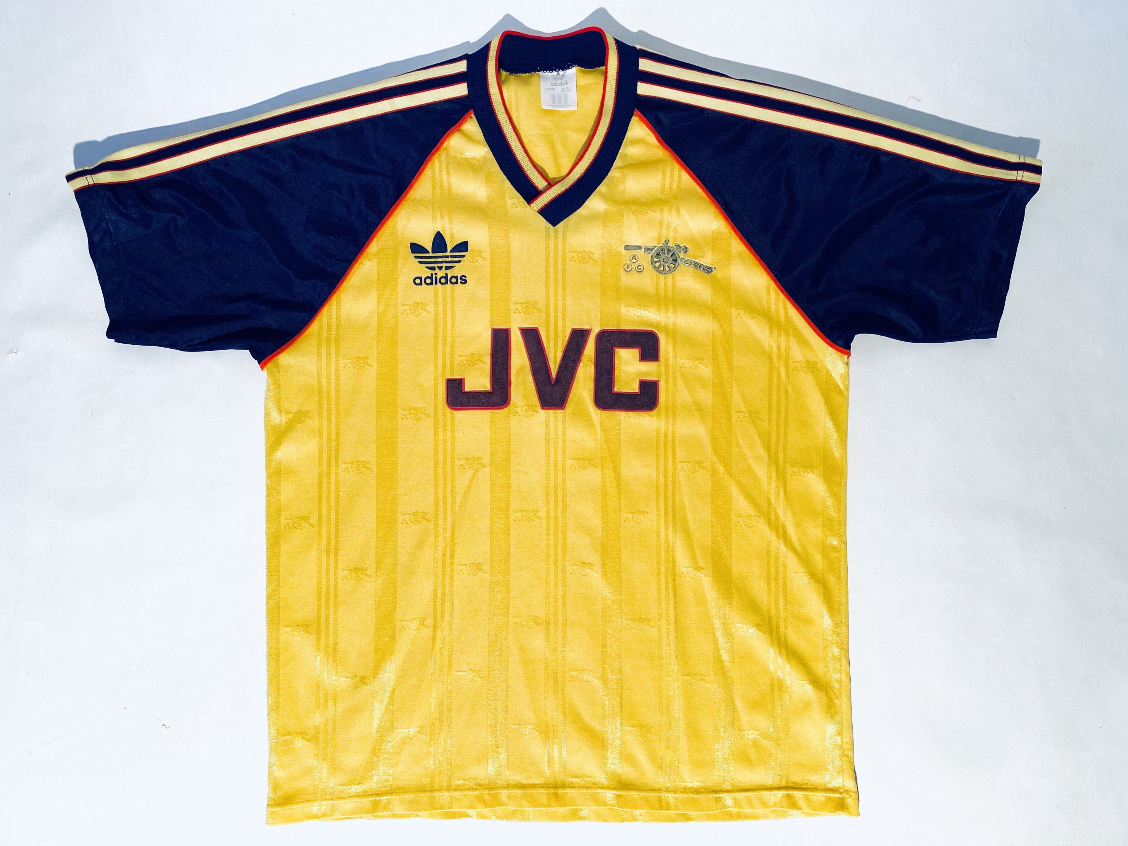 Adidas Arsenal Away Football Shirt 1988 - 1991 Size US M / EU 48-50 / 2 - 3 Thumbnail