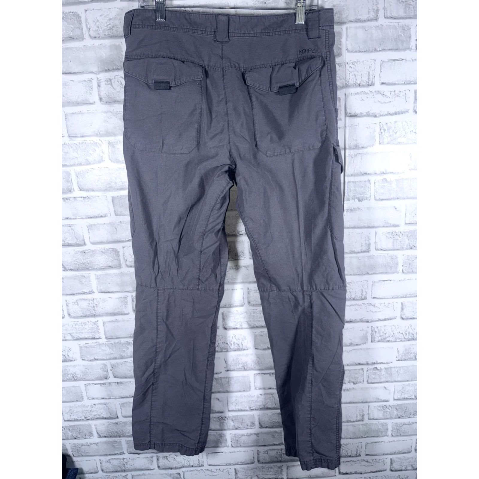 Vintage Köppen Pants Cargo Hiking Gray Mens 34x31 Size Size US 34 / EU 50 - 5 Thumbnail