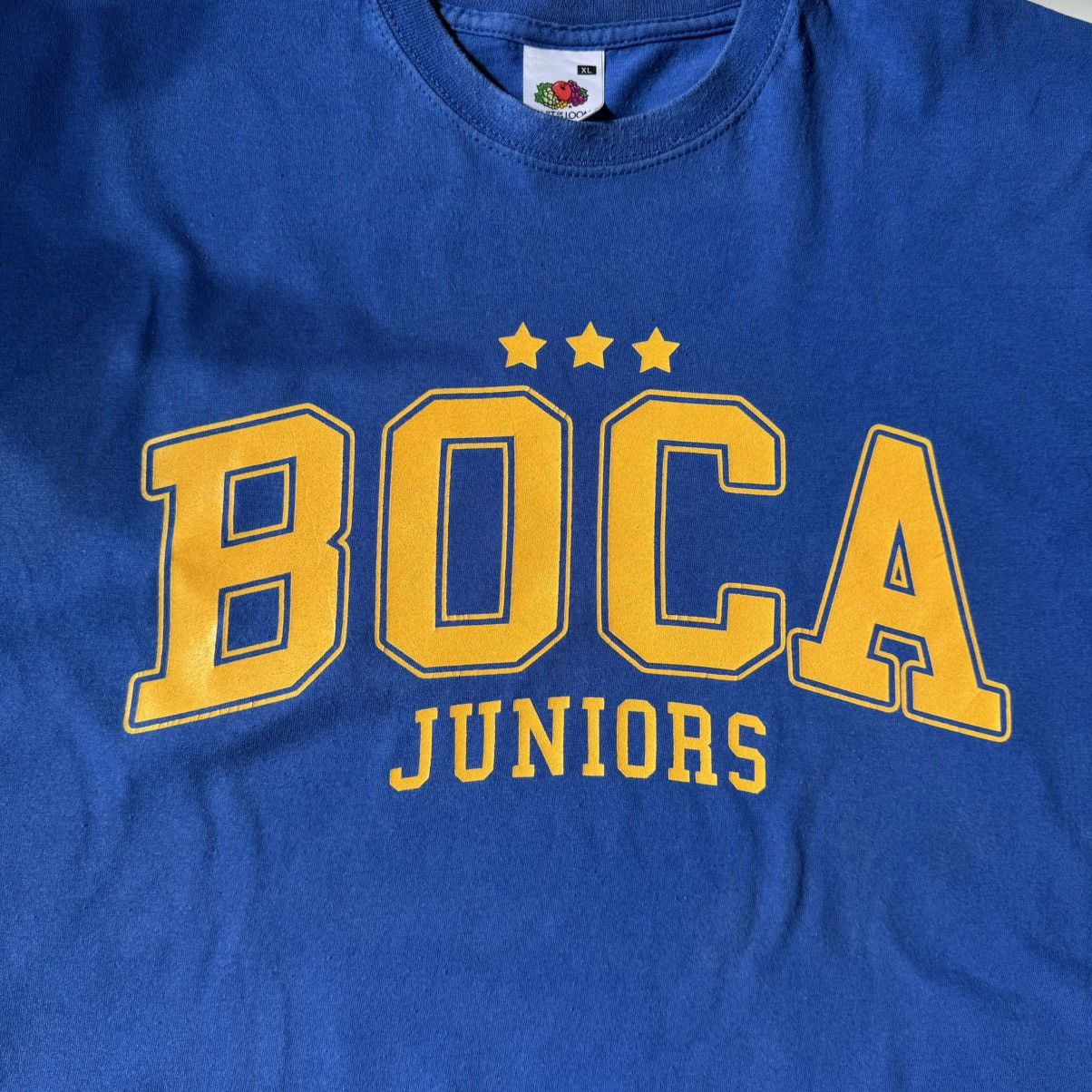 Vintage Vintage BOCA Juniors Fan Shirt y2k blokecore maradona CABJ Size US XL / EU 56 / 4 - 9 Thumbnail