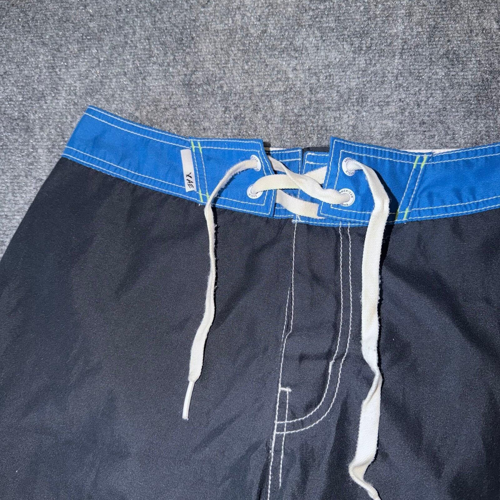 American Eagle Outfitters American Eagle Grail Blue Surf Board Shorts Mens SM Vtg Size US 30 / EU 46 - 3 Thumbnail