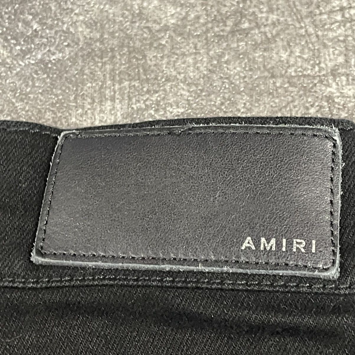 Amiri Amiri Destroyed Thrasher Denim Jeans Aged Black Size US 30 / EU 46 - 4 Thumbnail