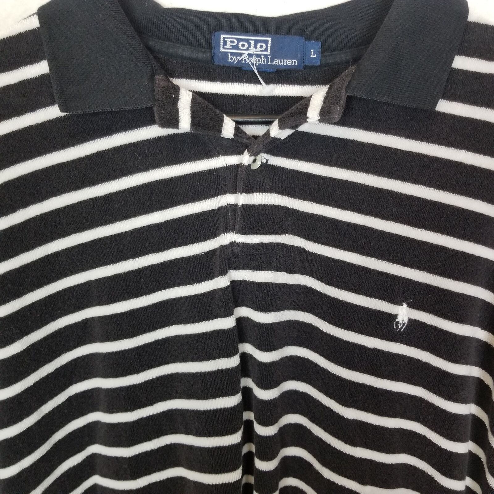 Polo Ralph Lauren Polo Ralph Lauren Mens Striped Polo Shirt L Stretch Classic Size US L / EU 52-54 / 3 - 2 Thumbnail