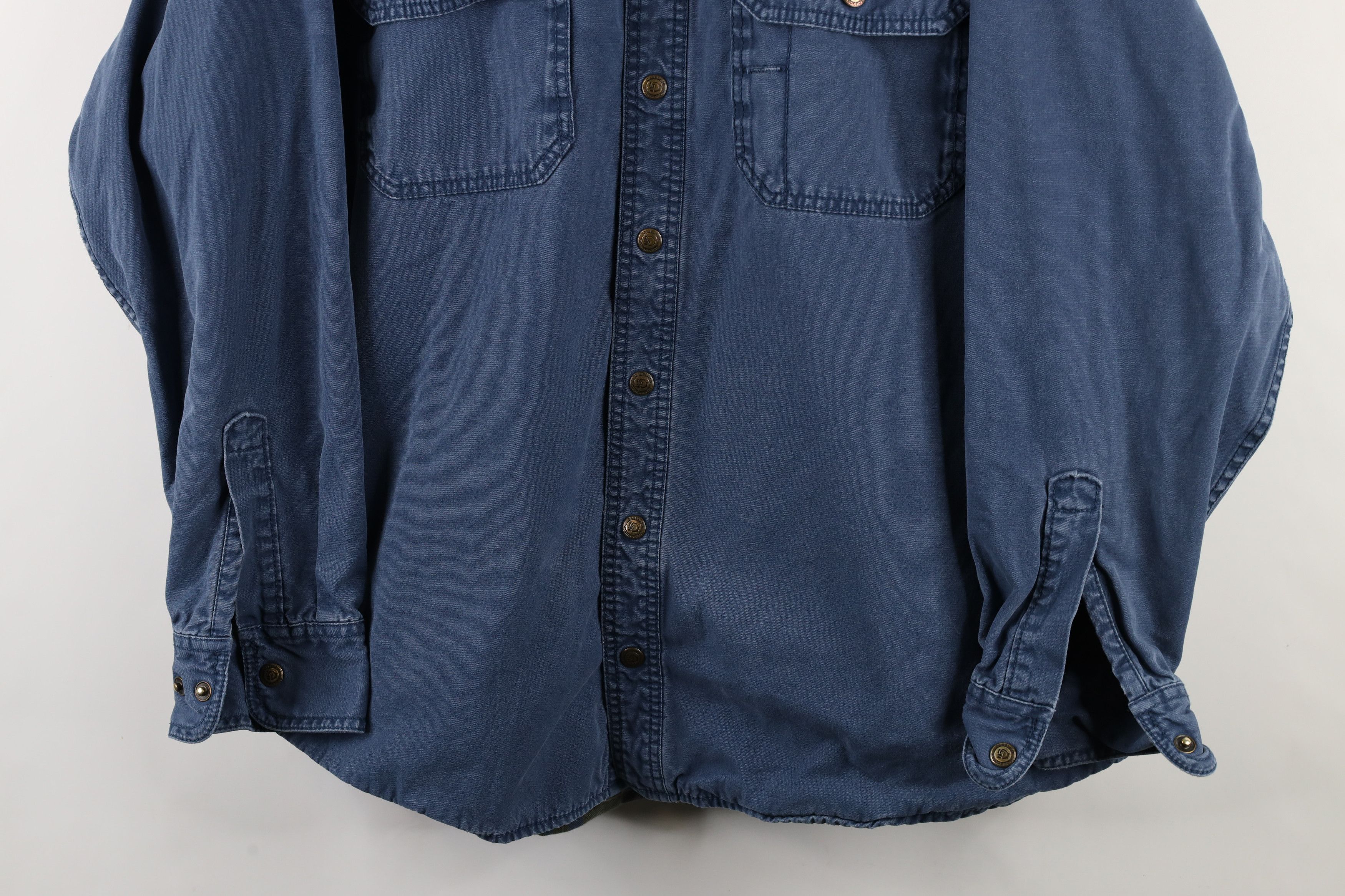 Cabelas × Vintage Vintage Cabelas Heavyweight Canvas Button Shirt Jacket Jac Size US XL / EU 56 / 4 - 3 Thumbnail