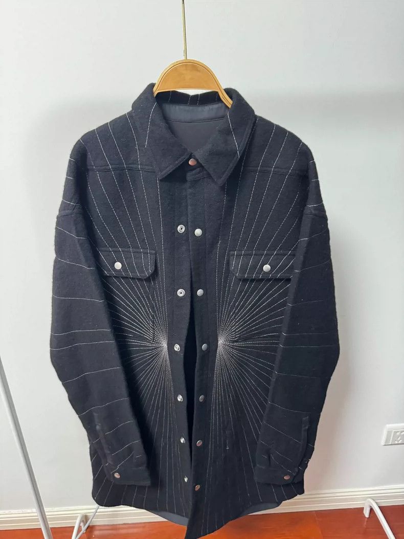 Rick Owens Rick Owens size 34 23 FW mainline ray wool jacket Size US M / EU 48-50 / 2 - 1 Thumbnail