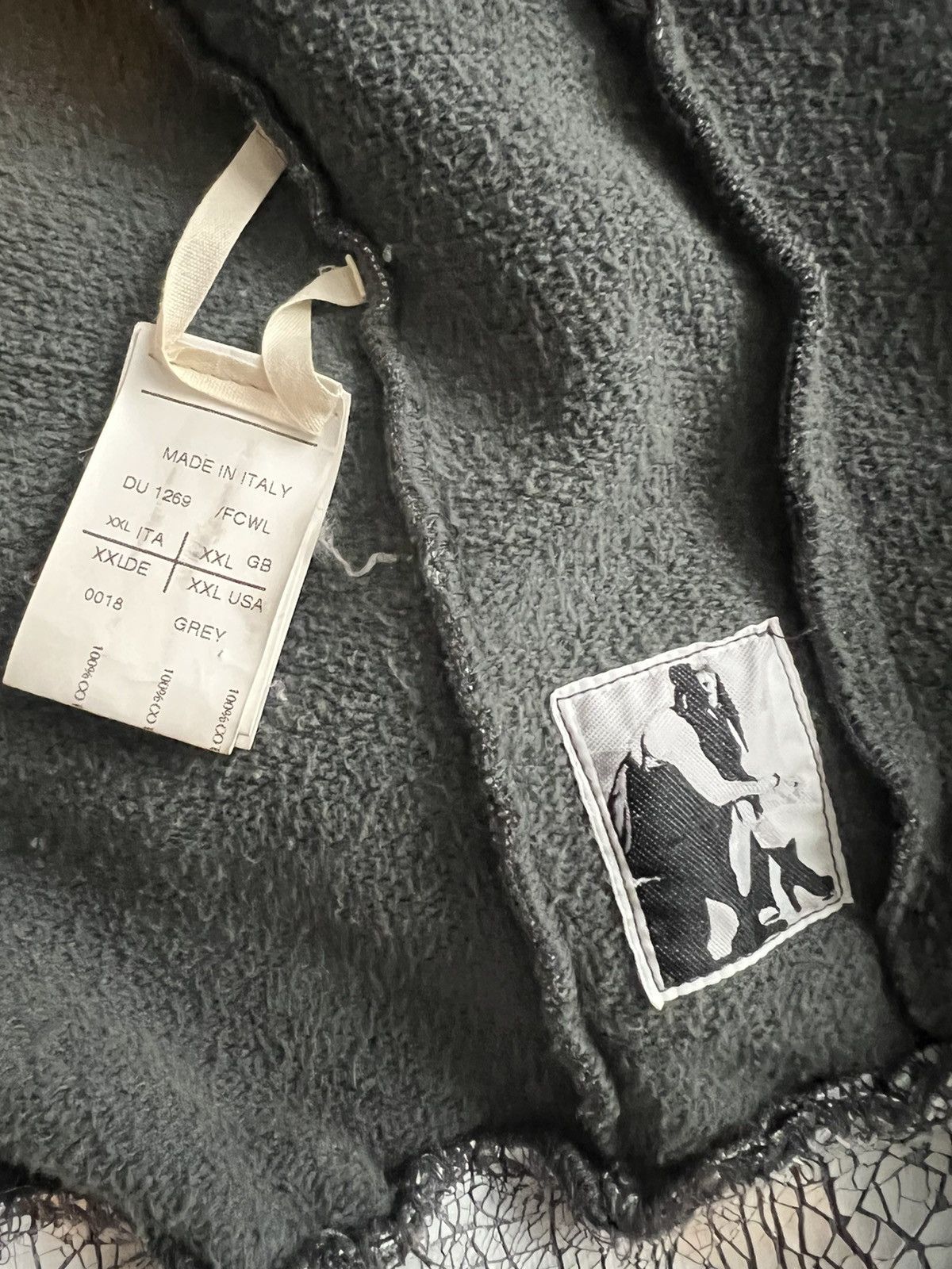 Rick Owens Rick Owens paint crack bomber Size US XXL / EU 58 / 5 - 4 Thumbnail
