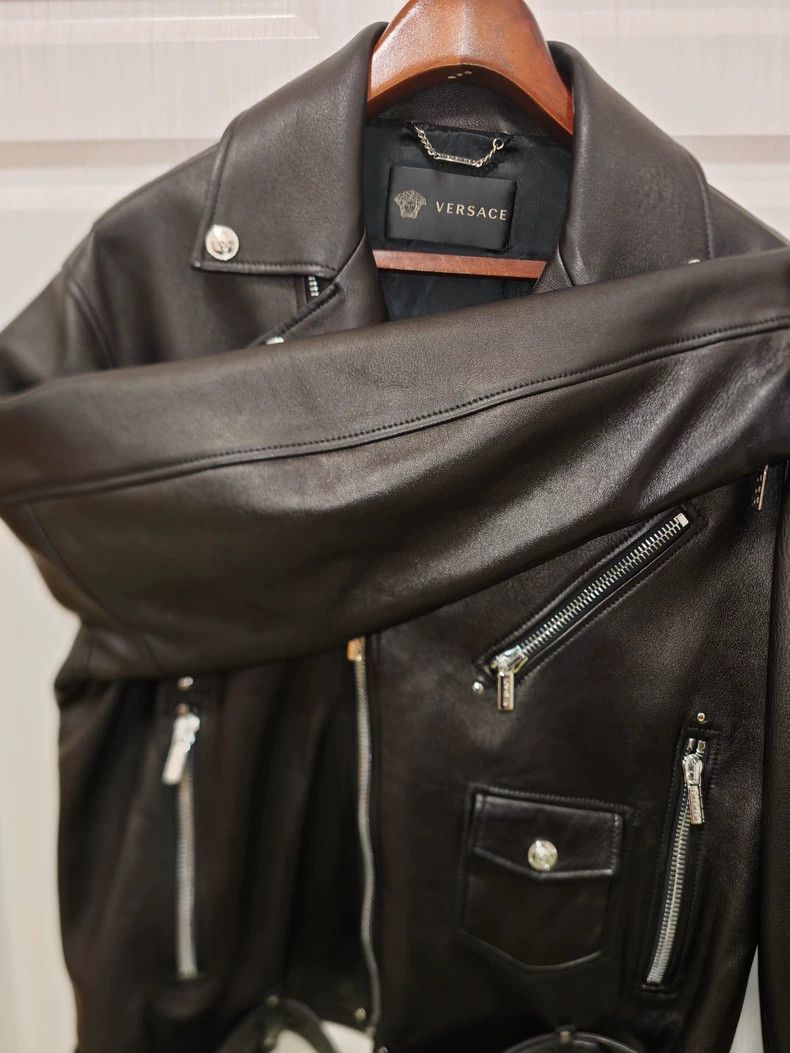 Versace Versace Nappa sheepskin leather jacket Size US L / EU 52-54 / 3 - 8 Thumbnail
