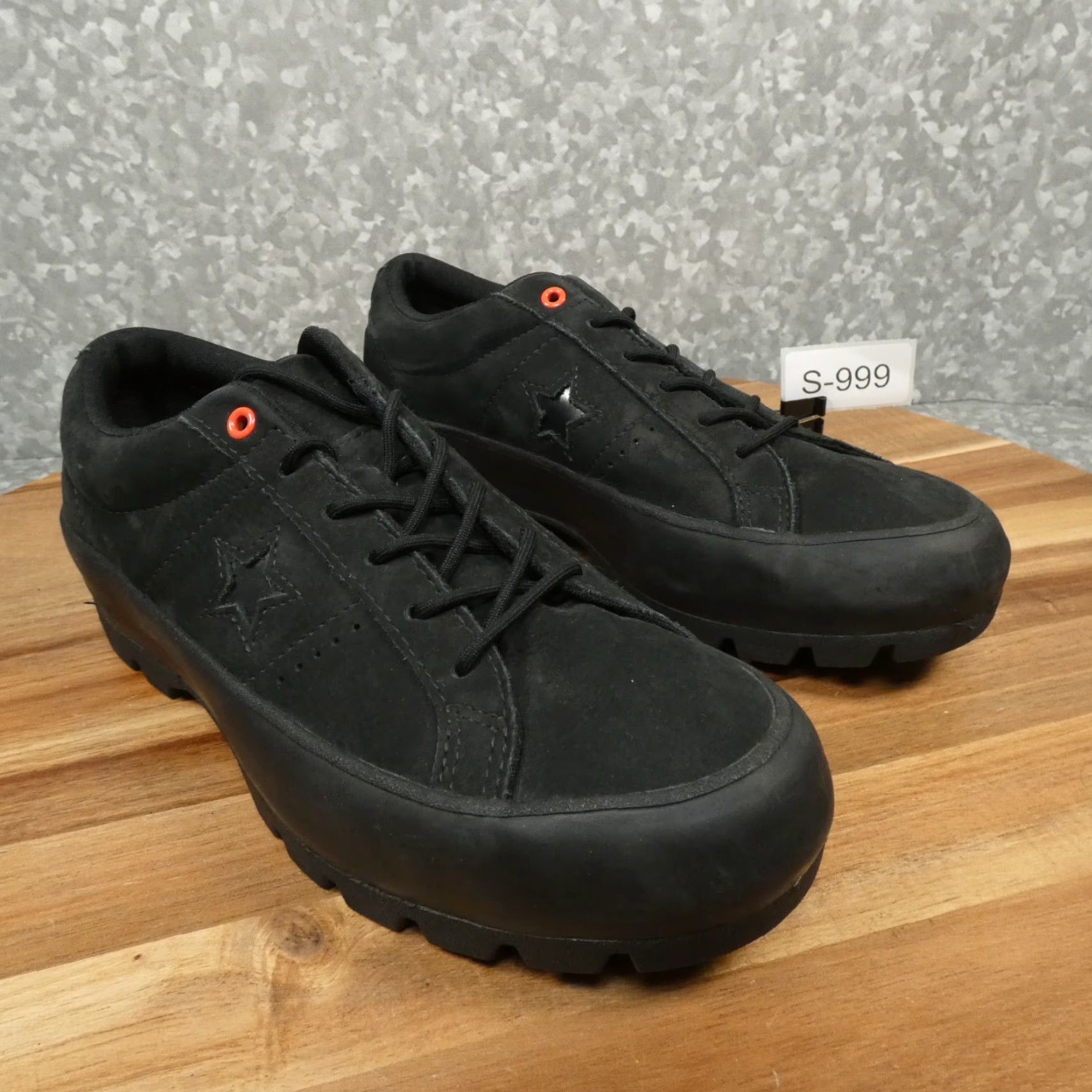 Converse Converse One Star Lugged Low Top Sneaker Womens 6 Black 565064C Size S / US 4 / IT 40 - 2 Thumbnail