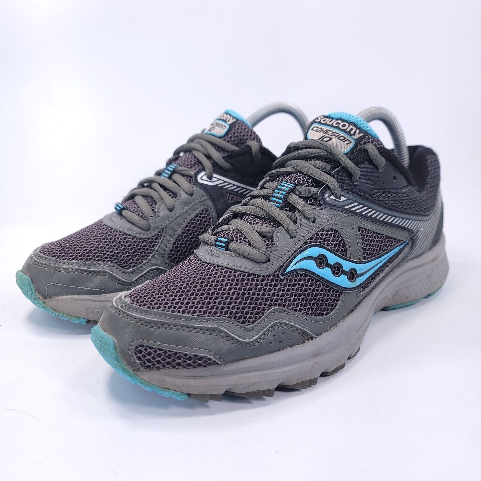 Saucony Saucony Cohesion 10 Shoe Womens Size 9 S15339-10 Gray Blue Size US 9 / IT 39 - 1 Thumbnail