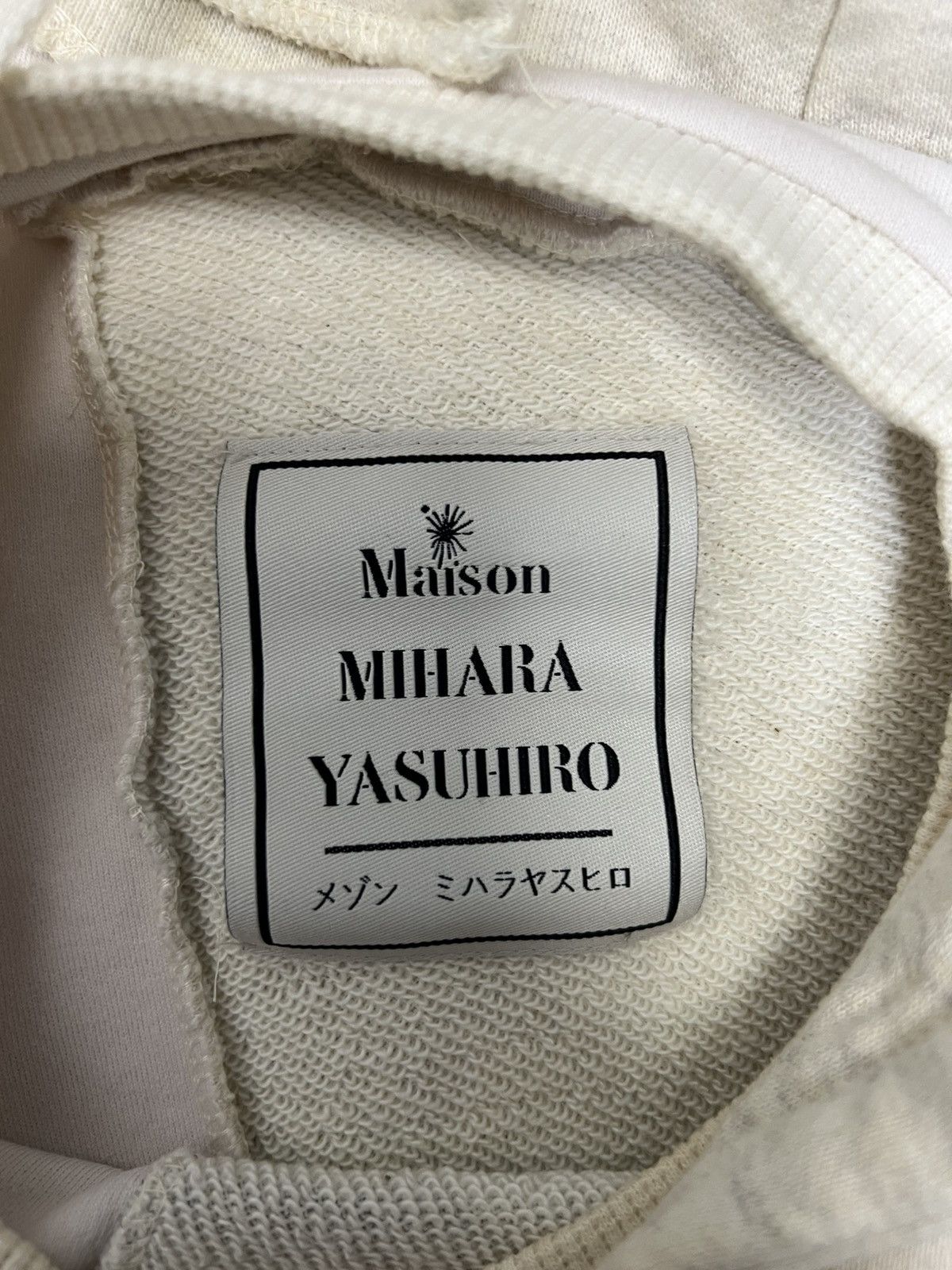 Maison MIHARA YASUHIRO MMY - Oversized Combined Pullover Hooded Sweatshirt Size US S / EU 44-46 / 1 - 17 Thumbnail