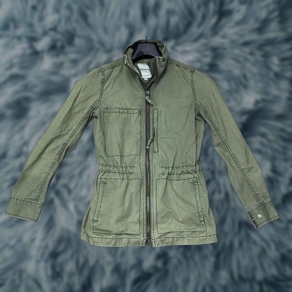 Madewell Madewell Jacket Womens XS Green Cotton Military Field Jacket Zip Upxs? Size XS / US 0-2 / IT 36-38 - 1 Thumbnail