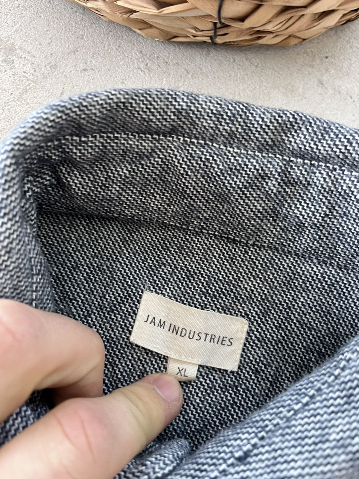 Carhartt Vintage Jam Industries Grey Denim Shirt Overshirt Avantgarde Size US XL / EU 56 / 4 - 9 Thumbnail