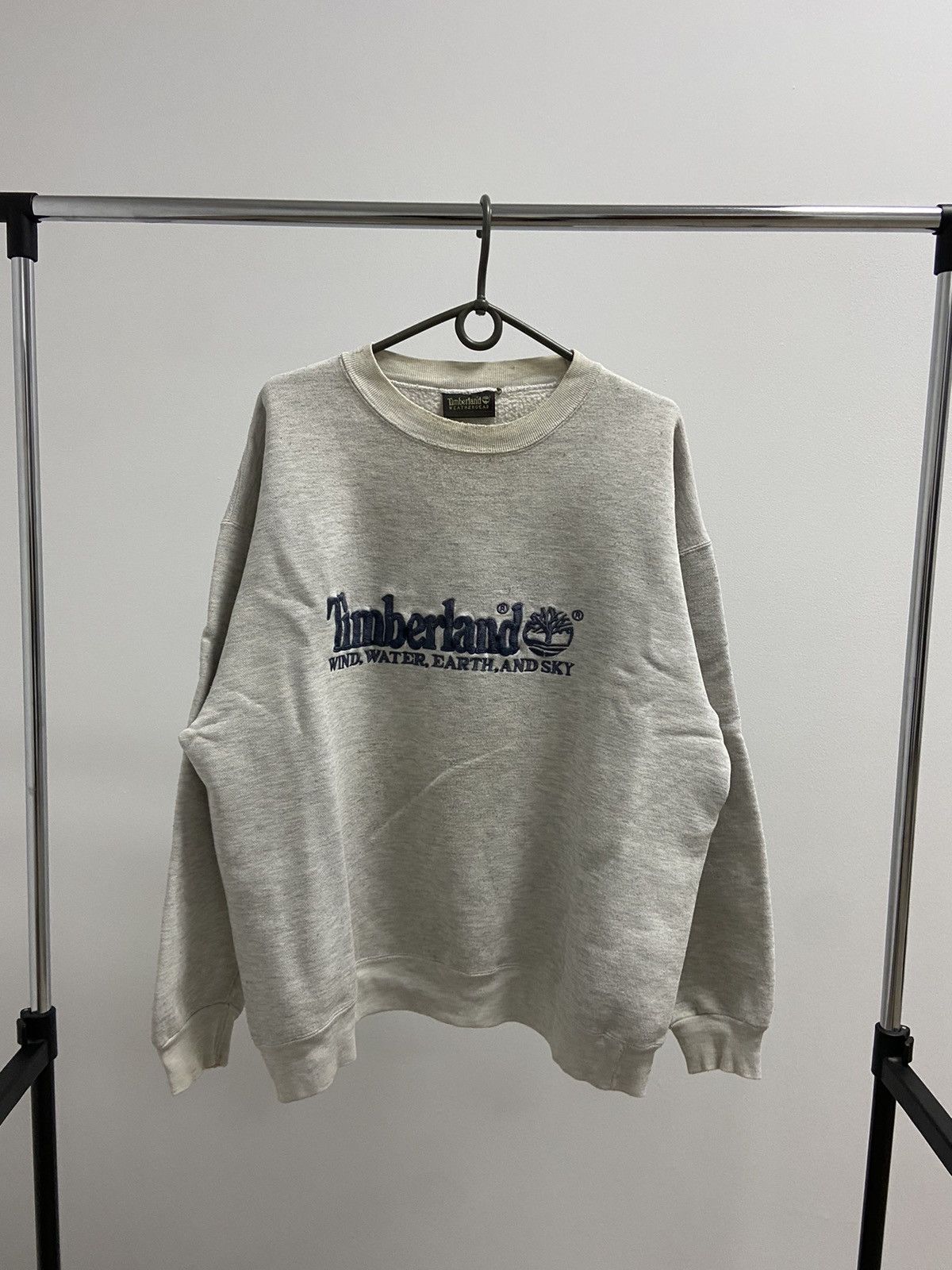 Timberland × Vintage Timberland Vintage Sweatshirt Big Logo Embroidered Y2K Size US XL / EU 56 / 4 - 1 Thumbnail
