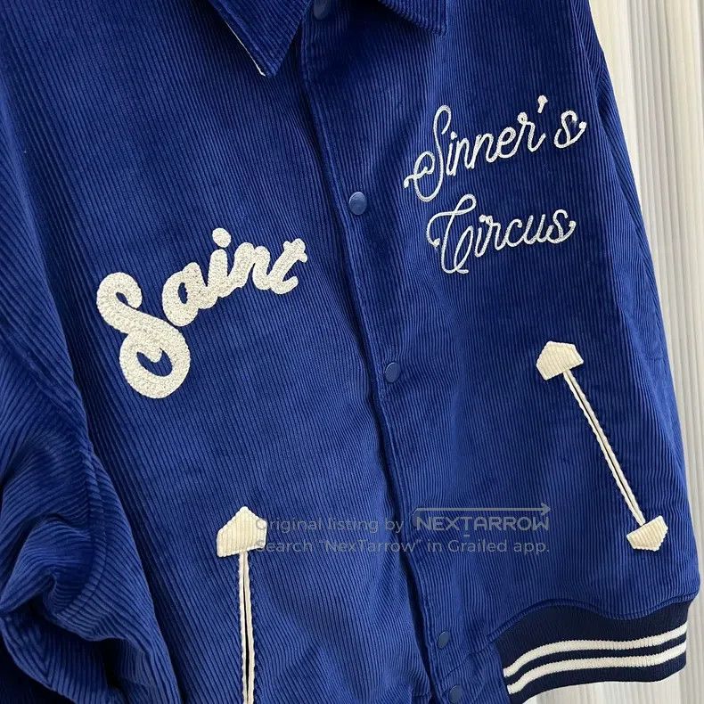 Saint Michael Saint Michael Clown embroidered corduroy jacket Size US L / EU 52-54 / 3 - 3 Thumbnail