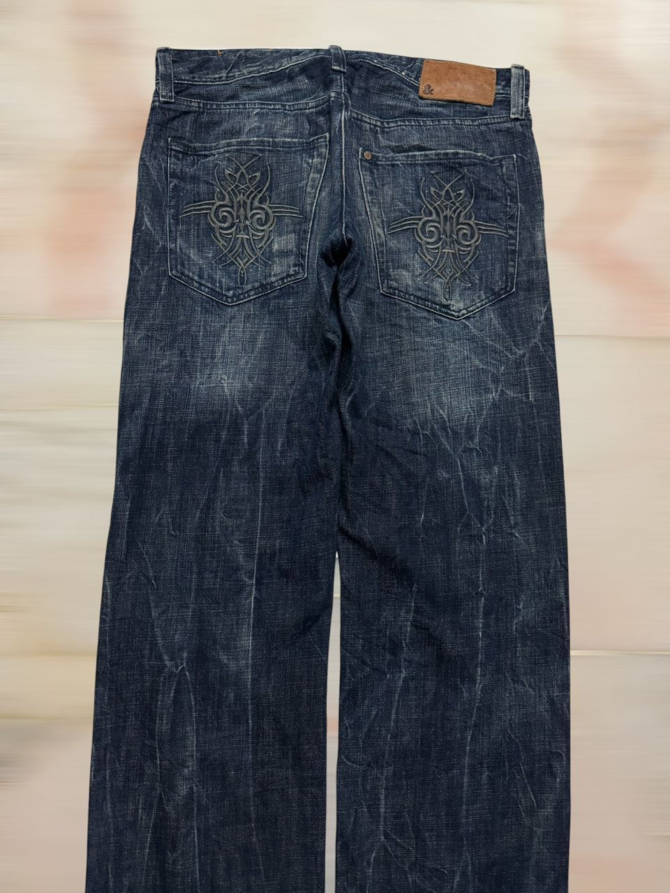 Tornado Mart 2000s Japanese Baggy-Wide Grunge Distressed Ripped Thunder Size US 32 / EU 48 - 8 Thumbnail