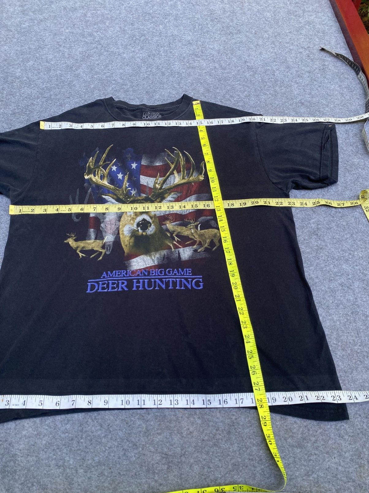 Japanese Brand × Vintage America big game deer hunting tee Size US L / EU 52-54 / 3 - 13 Thumbnail