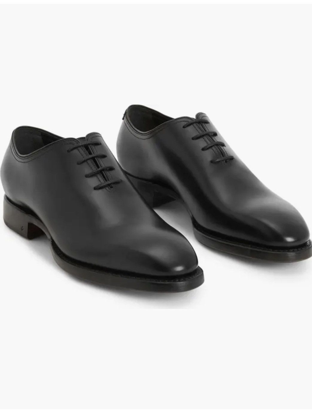 John Varvatos Regent Black Leather Oxford Size 11.5 Size US 11.5 / EU 44-45 - 1 Thumbnail