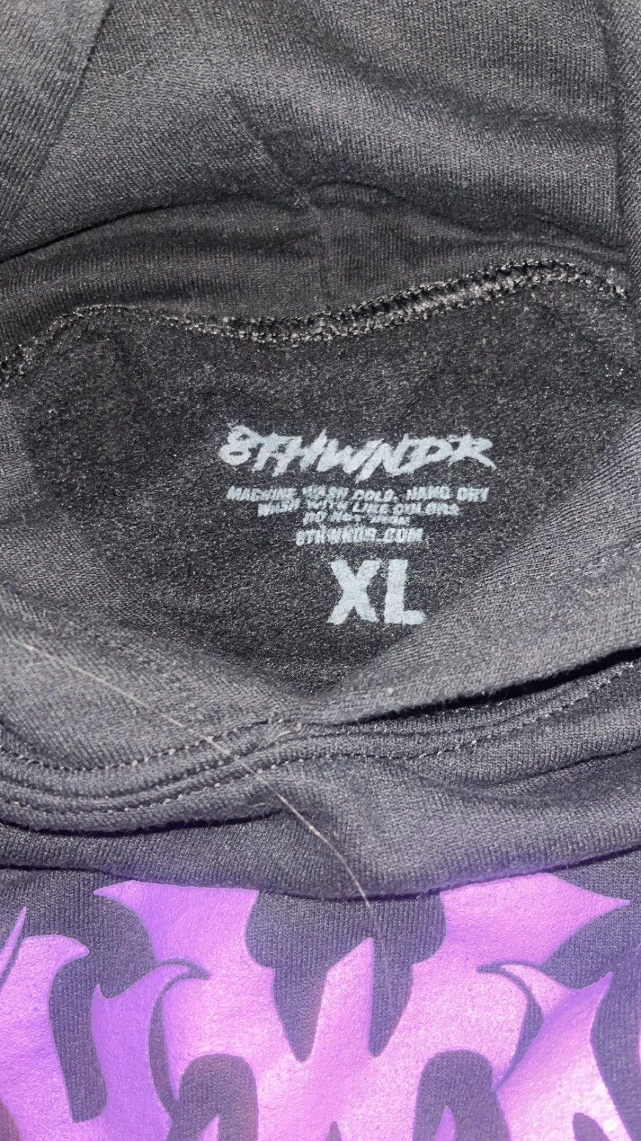 8THWNDR 8thwndr purple logo hoodie Size US XL / EU 56 / 4 - 2 Thumbnail