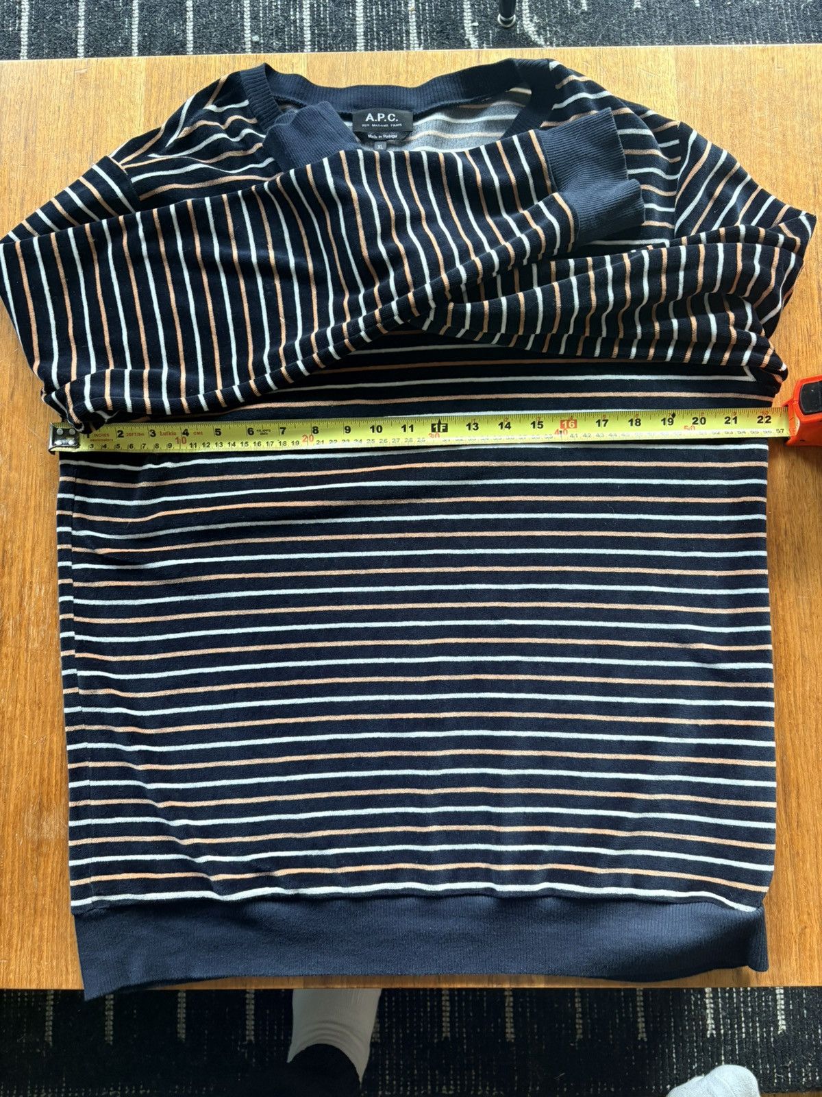 A.P.C. APC Velour Sweater Size US L / EU 52-54 / 3 - 6 Thumbnail