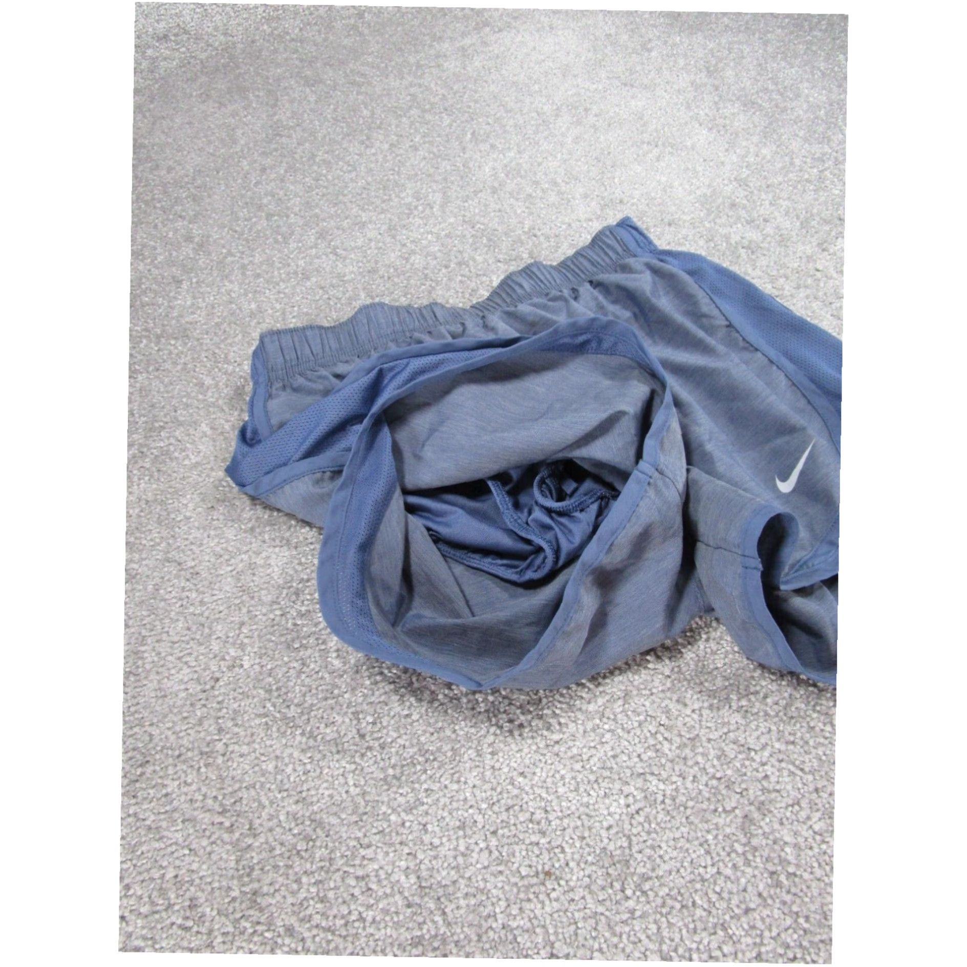 Nike Nike Women's Small Blue Gray Dri Fit Shorts Size 28" / US 6 / IT 42 - 3 Thumbnail