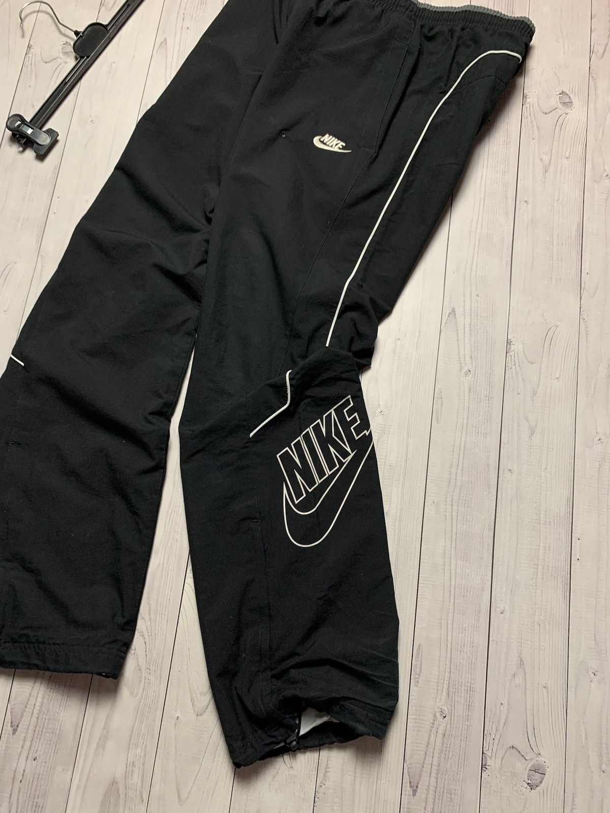 Nike × Vintage Vintage Nike drill pants Y2K logo joggers size S Size US 30 / EU 46 - 2 Thumbnail