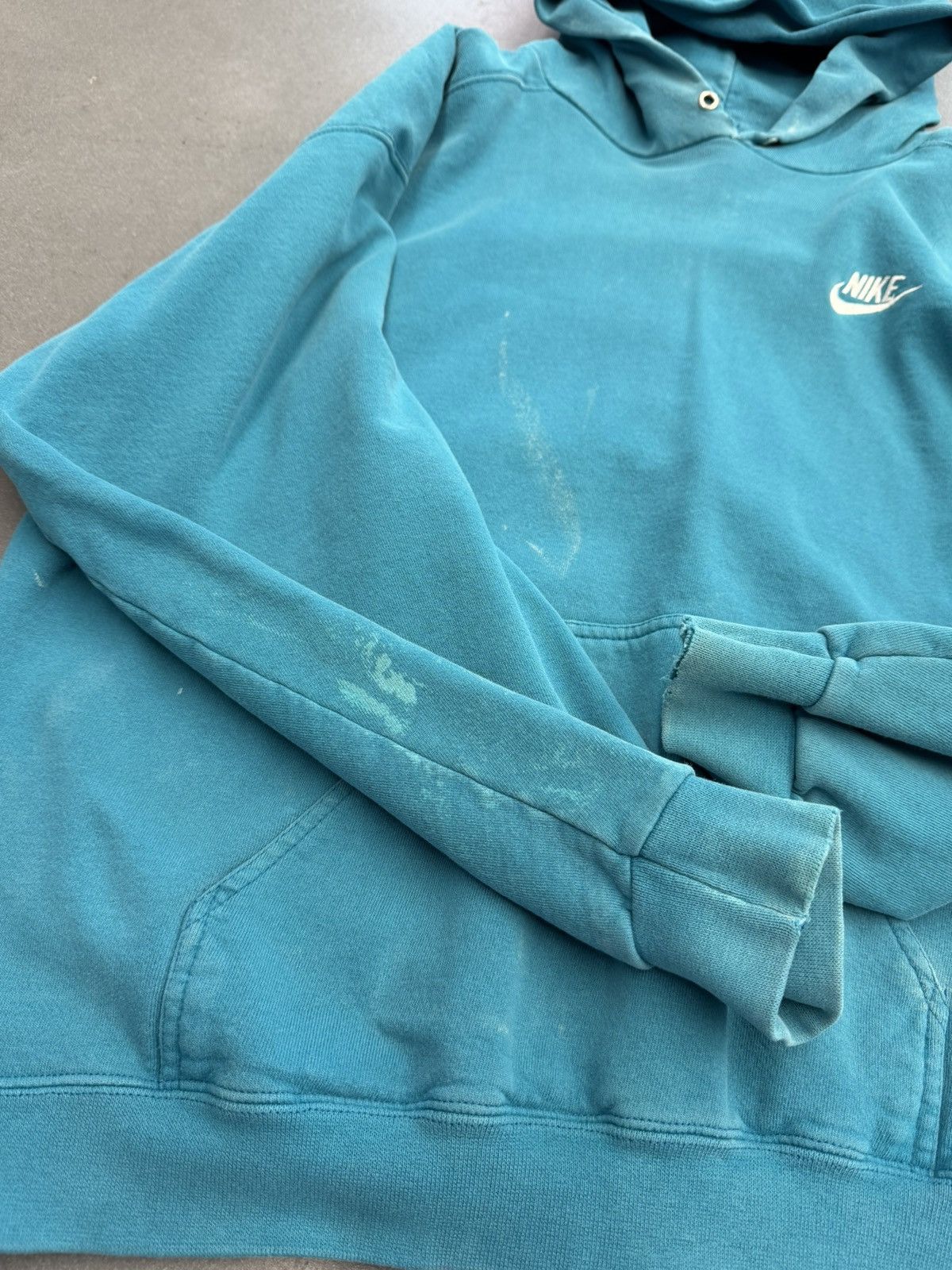Nike 90's Vintage Nike Spellout Embroidered Swoosh Hoodie Size US L / EU 52-54 / 3 - 5 Thumbnail