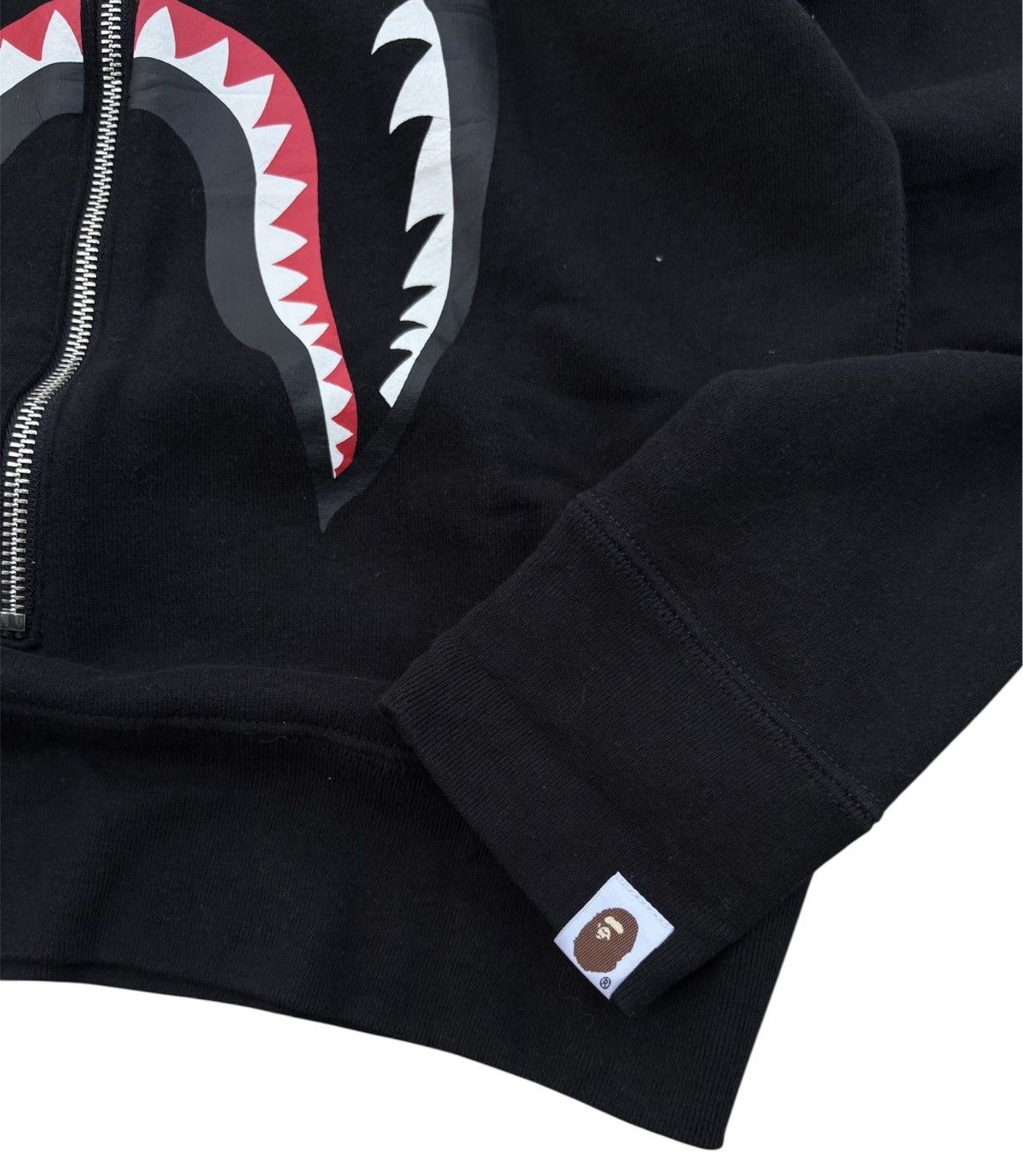 Bape Bape shark Metal Zip Up Sweatshirt Size US M / EU 48-50 / 2 - 5 Thumbnail