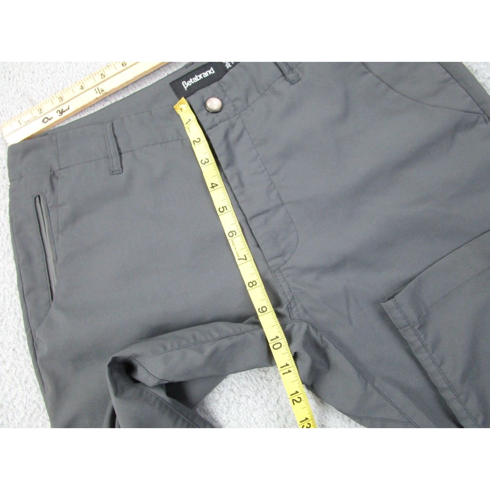 Vintage Betabrand Pants Mens 30x32 Gray Tech Lightweight Work Casual Daily Size US 30 / EU 46 - 5 Thumbnail