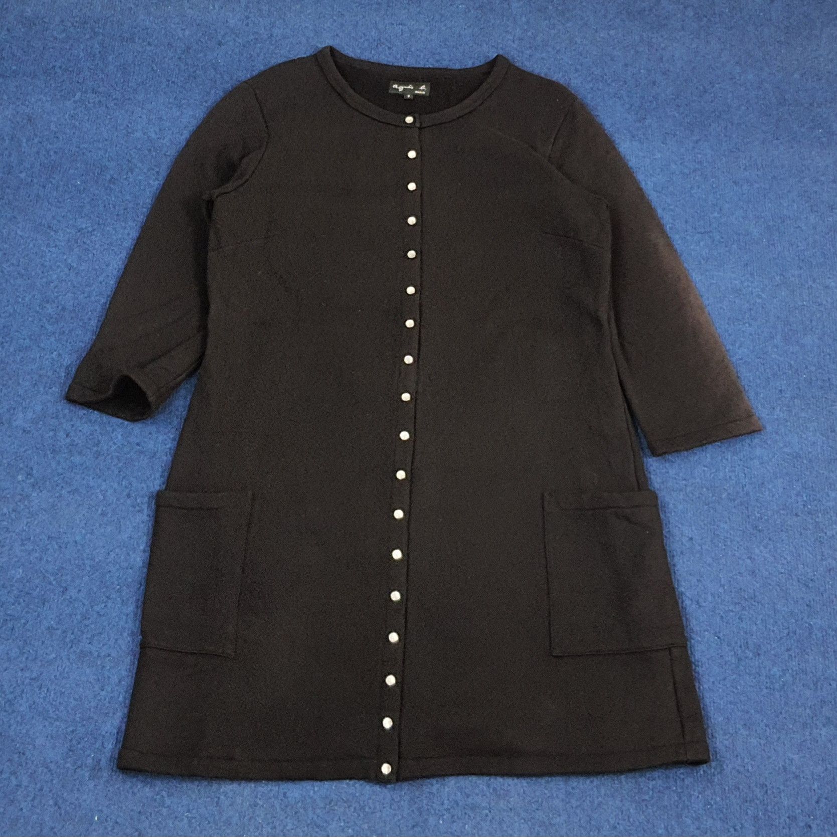 Designer × Vintage × agnes b. Vintage Agnes b. Paris Button Up Trench Sweaters Size S / US 4 / IT 40 - 1 Thumbnail