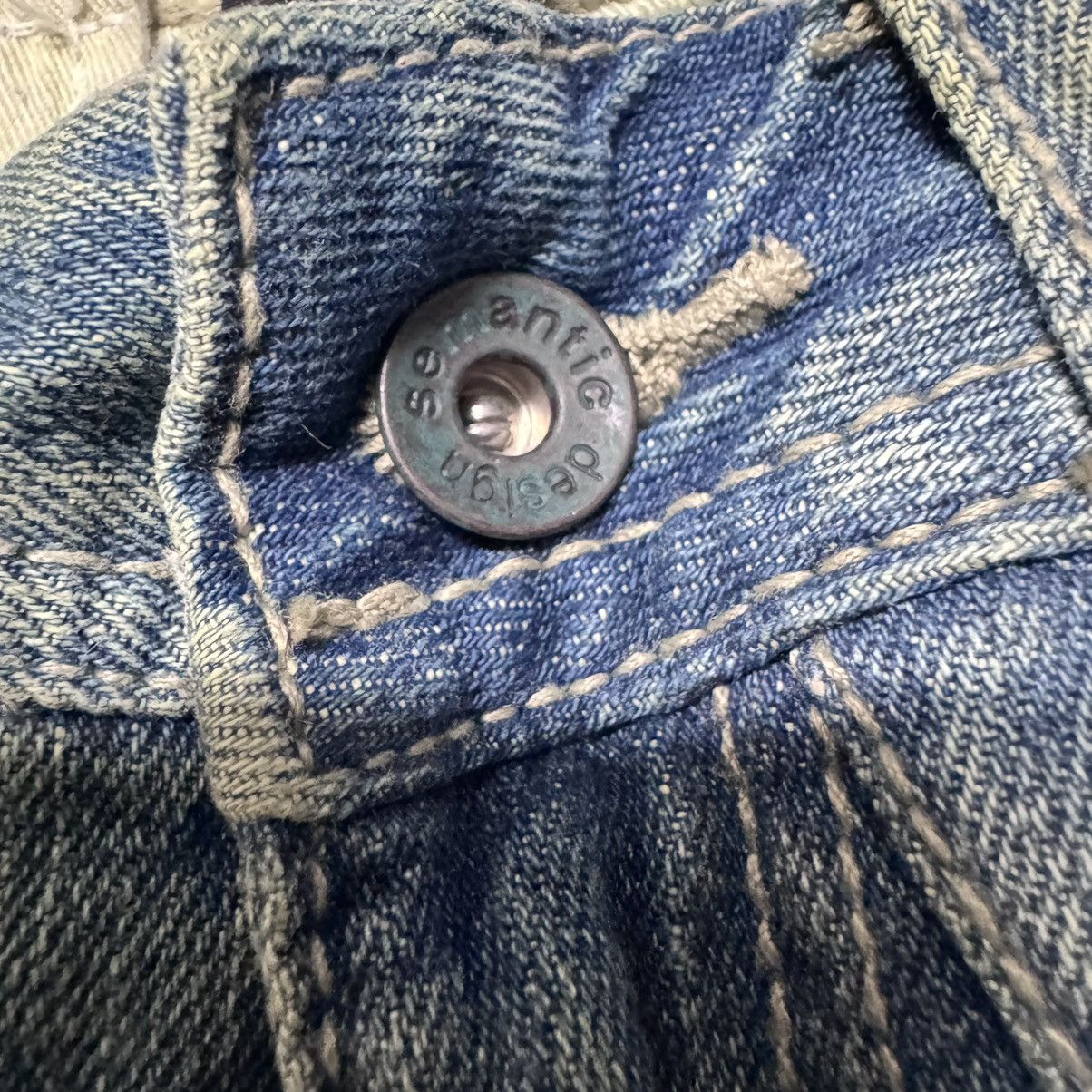 semanticdesign Semantic Design Distressed Denim Jeans Size US 32 / EU 48 - 15 Thumbnail