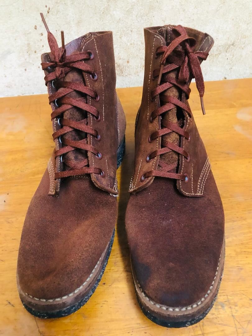 Genuine Leather × Vintage Vintage 40s WW 2 Wingfoot Good Year Made in USA Size US 8 / EU 41 - 2 Thumbnail