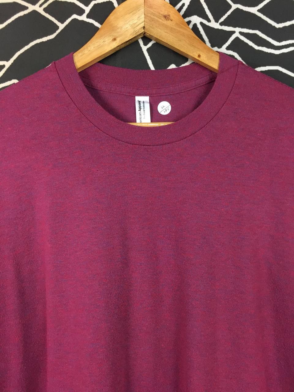 American Apparel American Apparel Heather Maroon Tri-Blend Tee Size US L / EU 52-54 / 3 - 3 Thumbnail