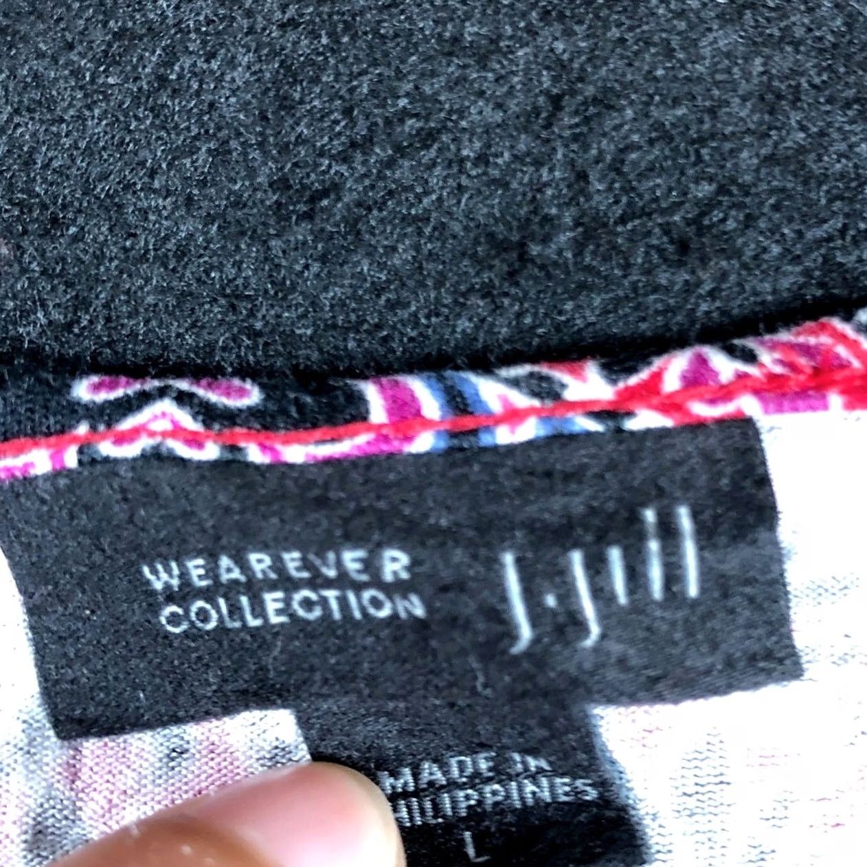 J. Jill J. Jill Blouse Tunic Long Sleeve Multicolored Wearever Collection L Blue Casual Workwear Women Shirt Printed Knit Jersey Stretch Maglother Size L / US 10 / IT 46 - 6 Thumbnail