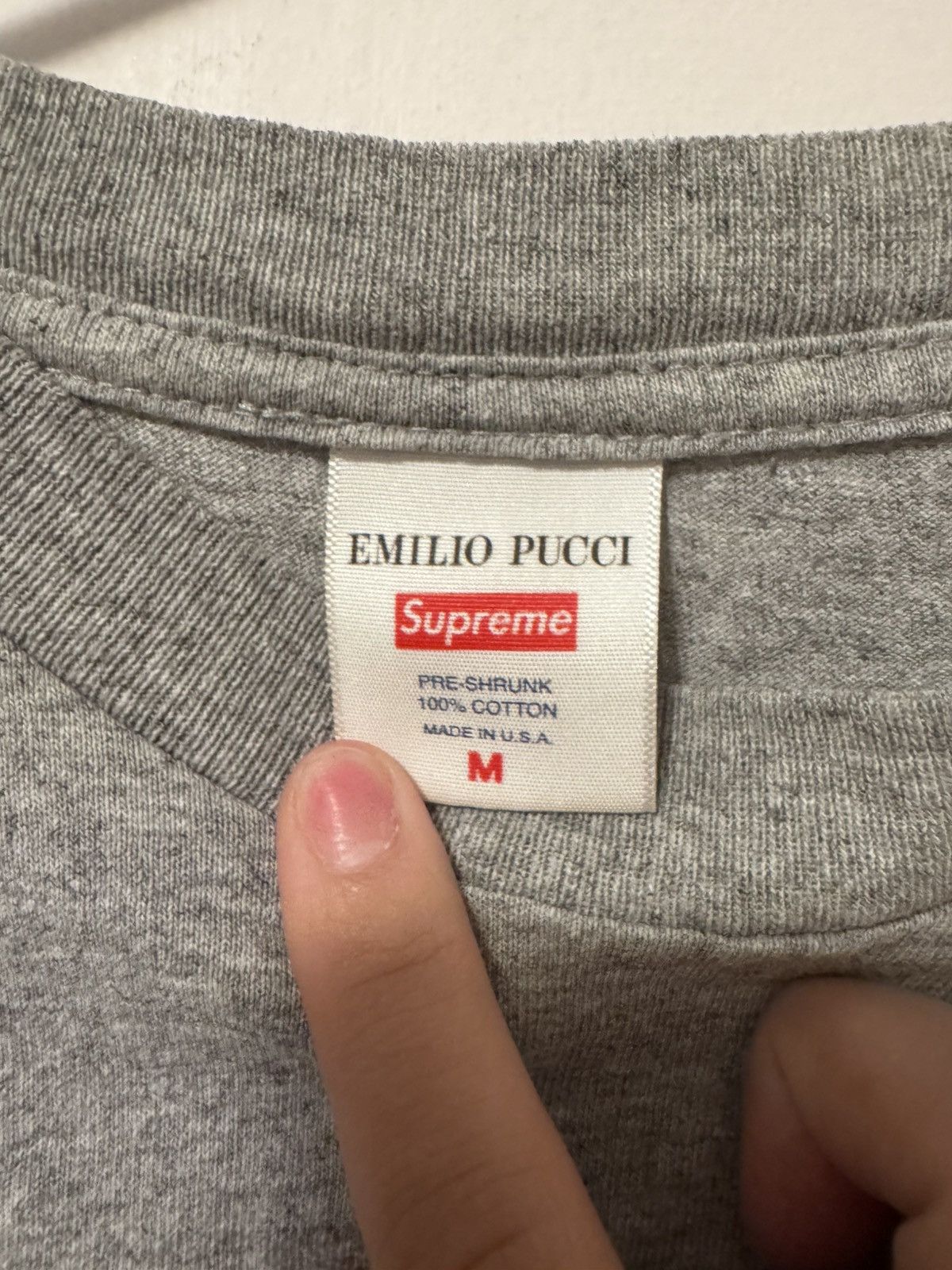 Other Supreme Emilio Pucci Box Logo Tee Size M / US 6-8 / IT 42-44 - 3 Thumbnail