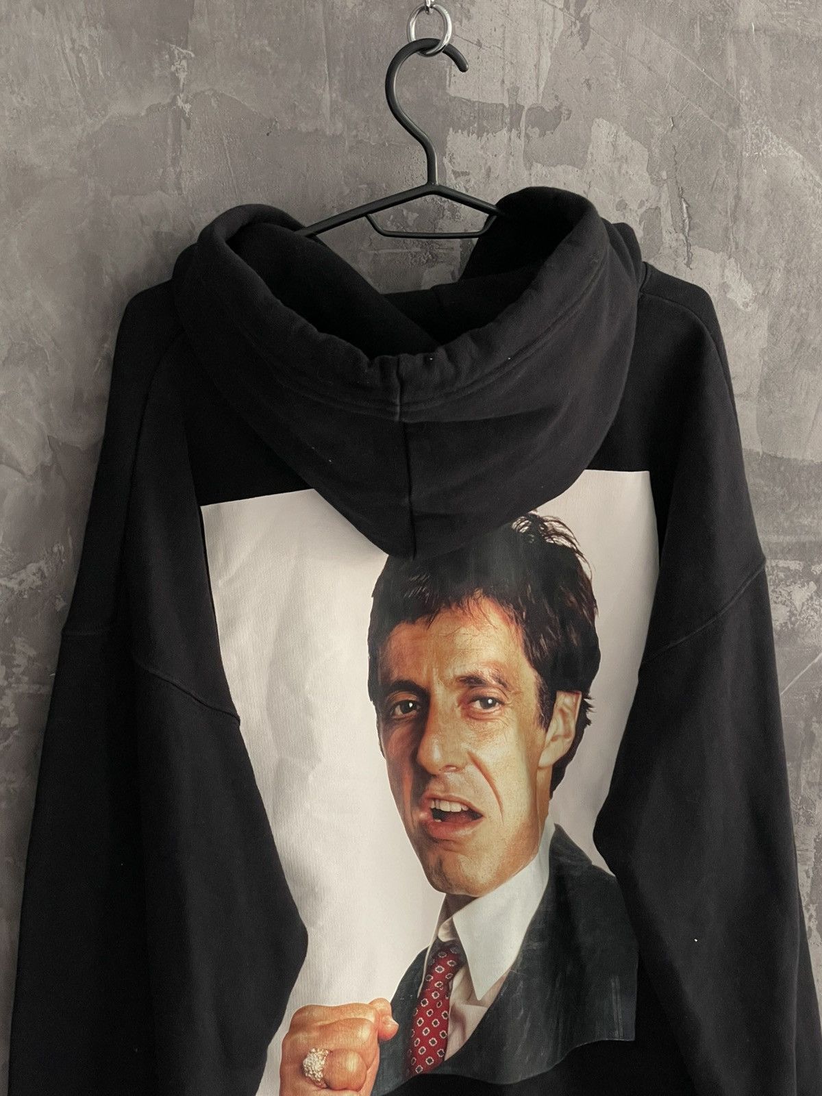 Vintage Vintage Scarface Faded Hoodie Y2K Hype Movie Retro Size US M / EU 48-50 / 2 - 9 Thumbnail