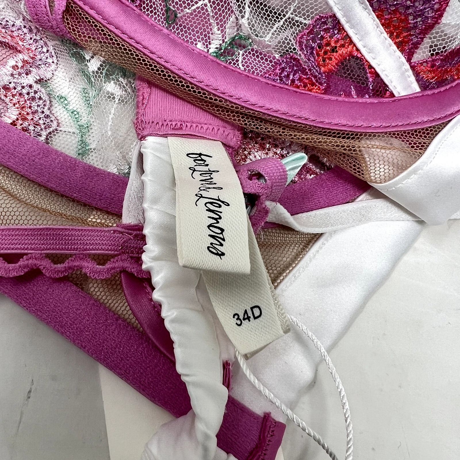 For Love & Lemons For Love & Lemons Festival Floral Underwire Bra 34 D Size ONE SIZE - 6 Thumbnail