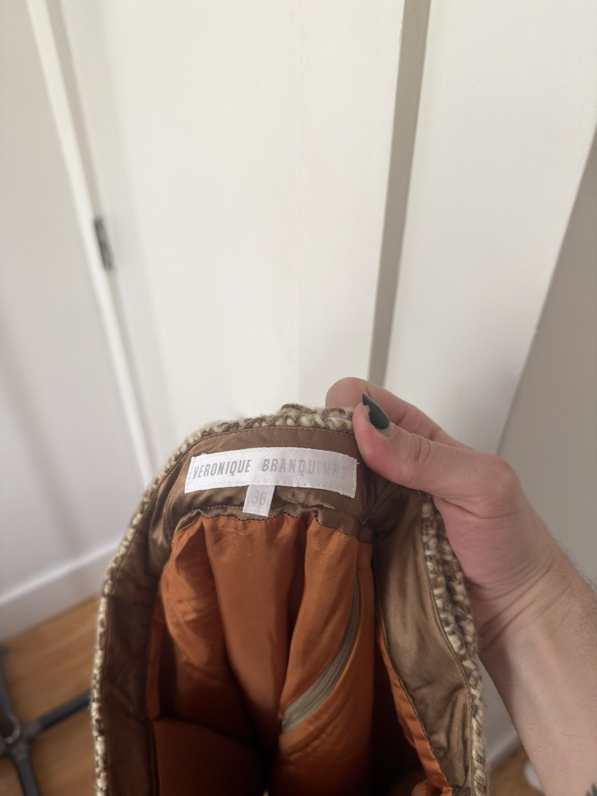 Veronique Branquinho ‘00s Tweed Skirt Size 25" / US 0 / IT 36 - 4 Thumbnail