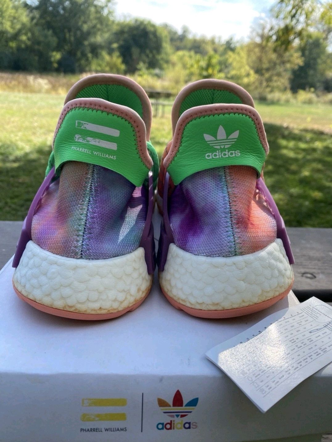 Adidas Adidas Pharrell X NMD Human Race Trail Holi Festival Size 9 Size US 9 / EU 42 - 5 Thumbnail